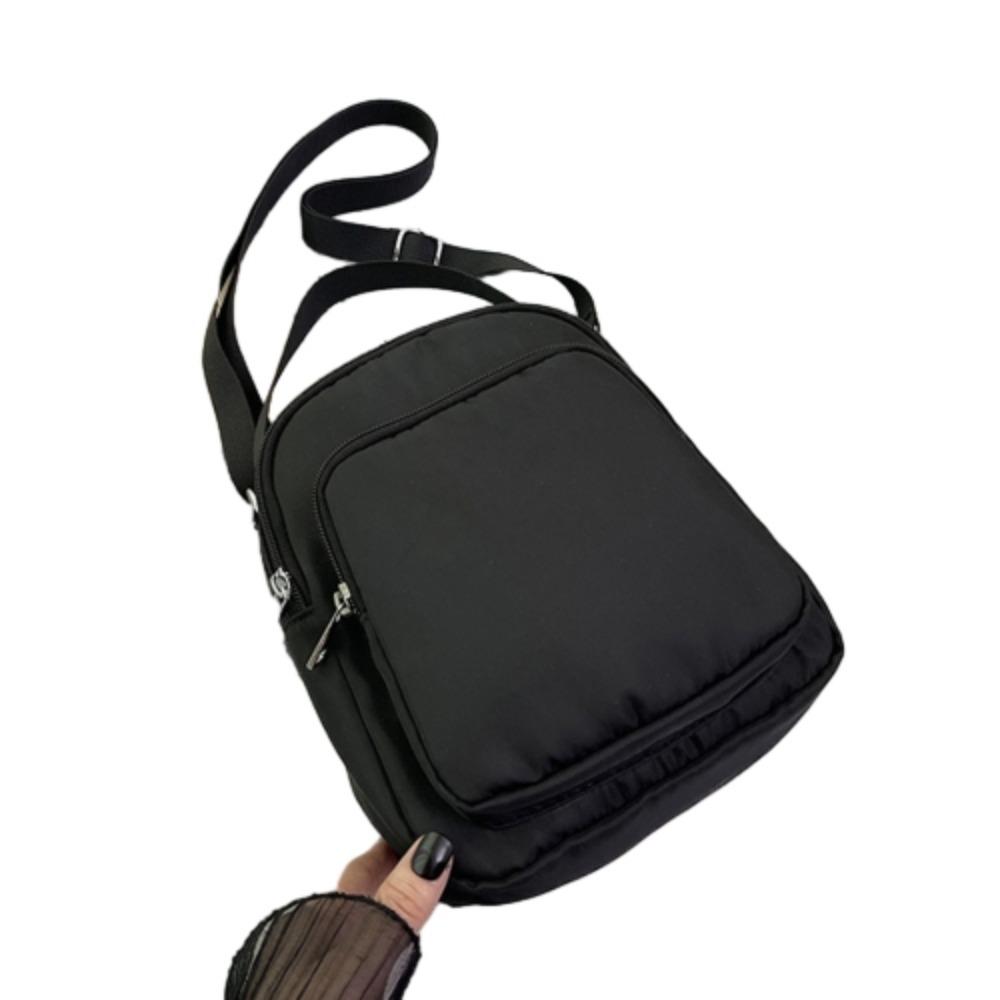 Casual Mini Square Shoulder Bag Waterproof Mobile Phone Pouch Fashion Nylon Crossbody Bag  Travel