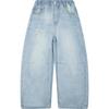 Mucmukn Kids' Distressed Denim Curved-Leg Jeans