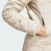 adidas Essentials FW24 Lightweight Minimalist Warm Waterproof Hooded Duck Down Jacket Women Jacket Beige IX8930