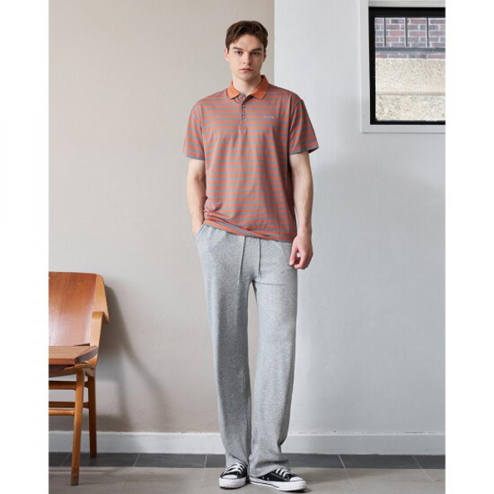 Paragona Unisex Fresh Rib Wide Banding Pants U25lp201