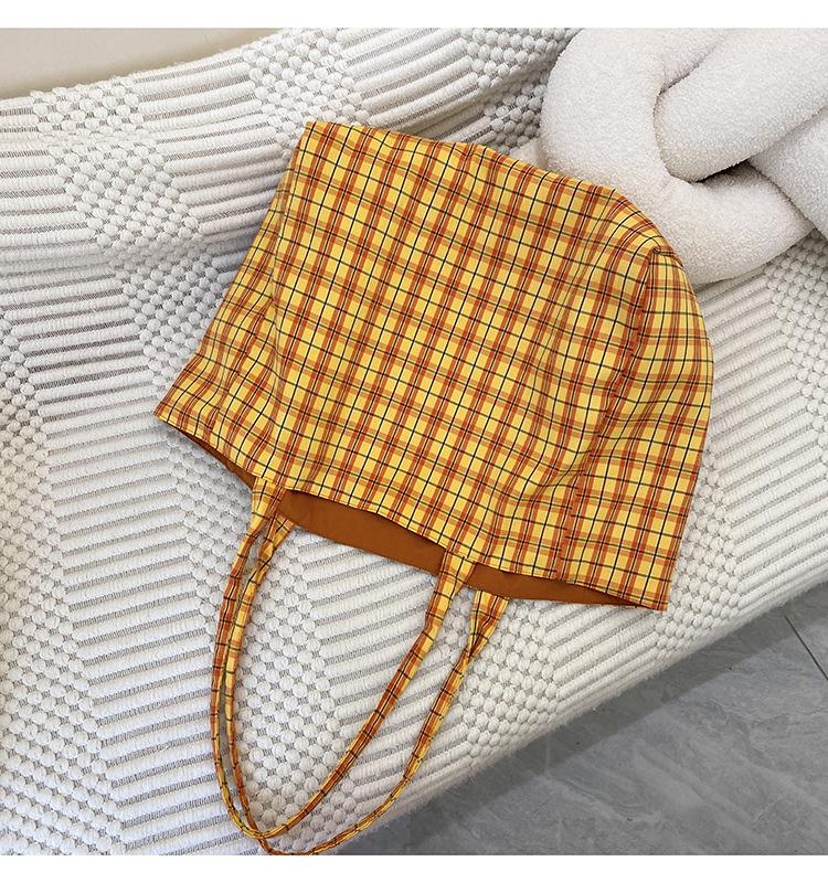 2024 Retro Canvas Tragetasche - Großes Fassungsvermögen, Doppelseitig, Einzelne Schulter, Modische Leichte Pendeltasche