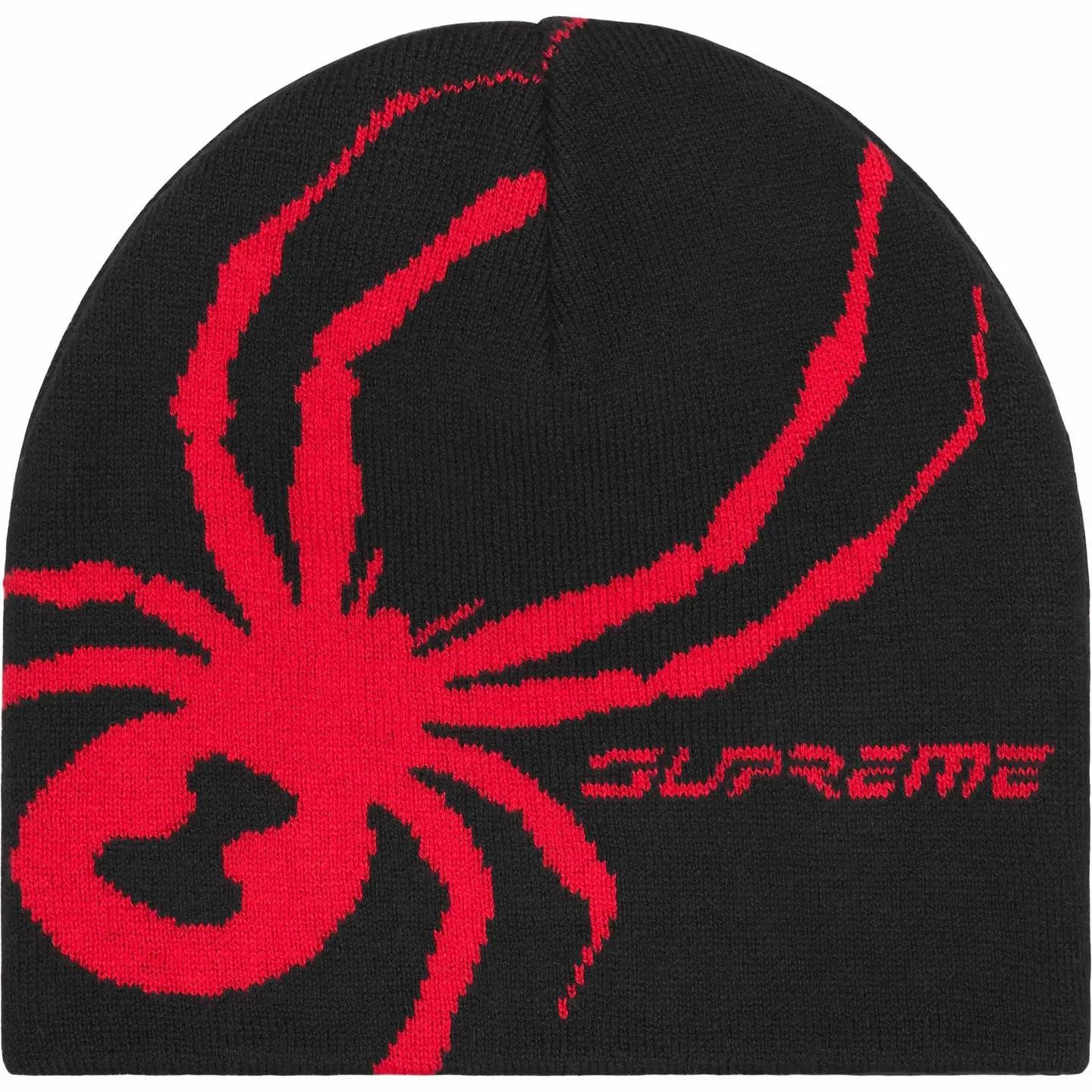 Supreme Spyder Beanie Black One-Size