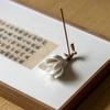 Ceramic Handmade Magnolia Flower Incense Stand Creative Indoor Zen Incense Holder Incense And Tea Ceremony Decoration Gift