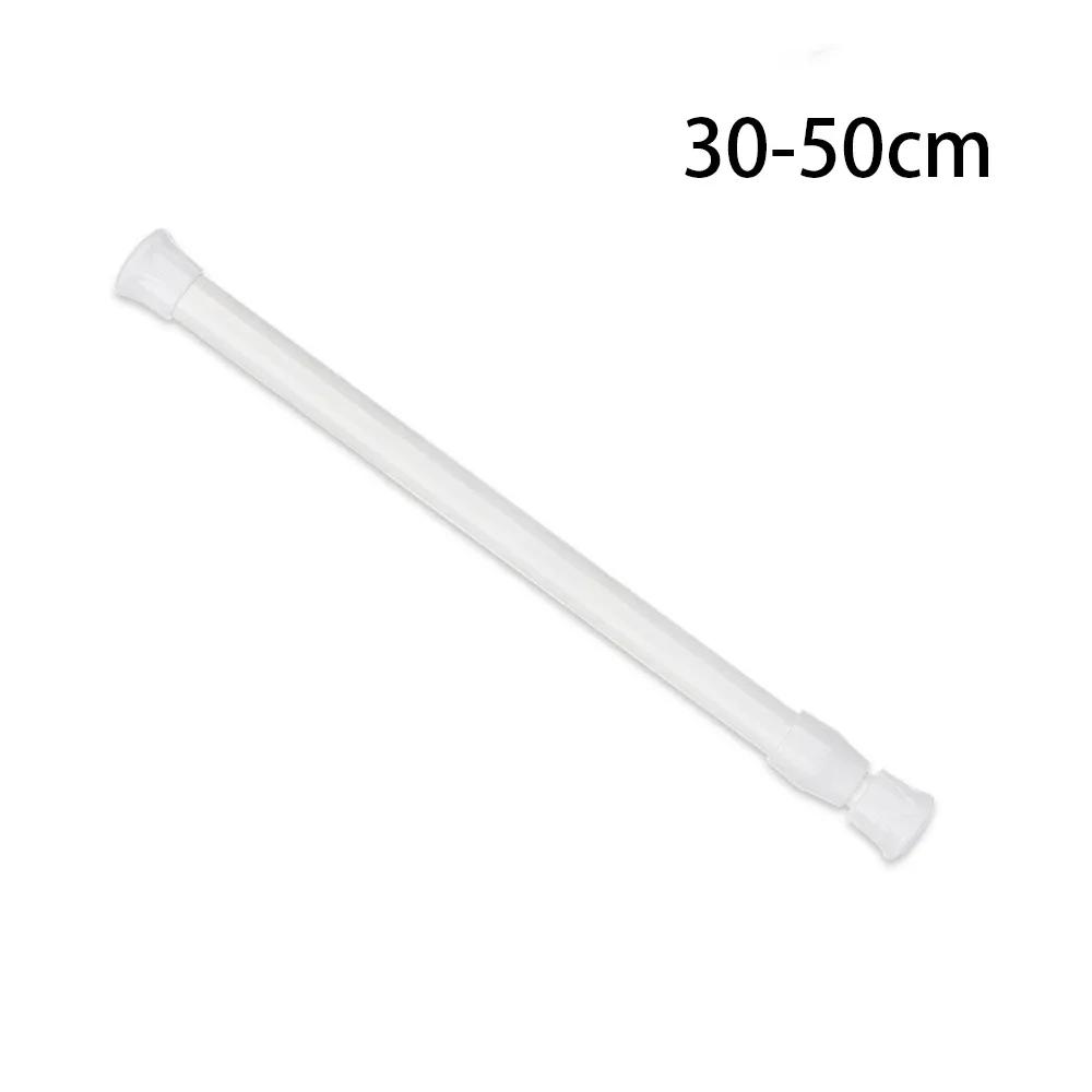 

30-90CM Multi Purpose Spring Loaded Extendable Telescopic Curtain Pole Tension Rail Net Voile Pole Net Rods Curtain Telescopic
