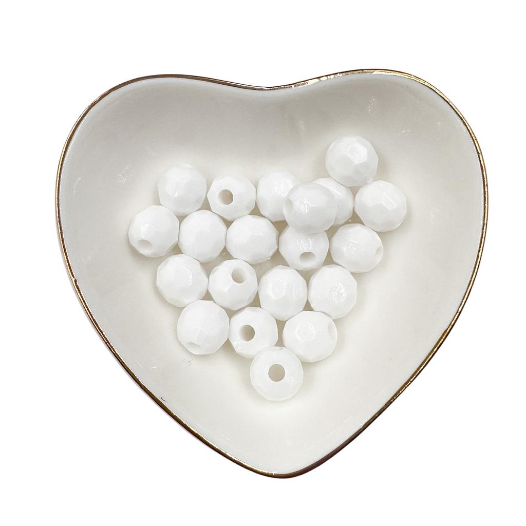 10mm 20pcs Acrylic Disco Ball Candy color Jewelry Beaded Materials Round Beads  For Jewelry Making Handmade  Accessories