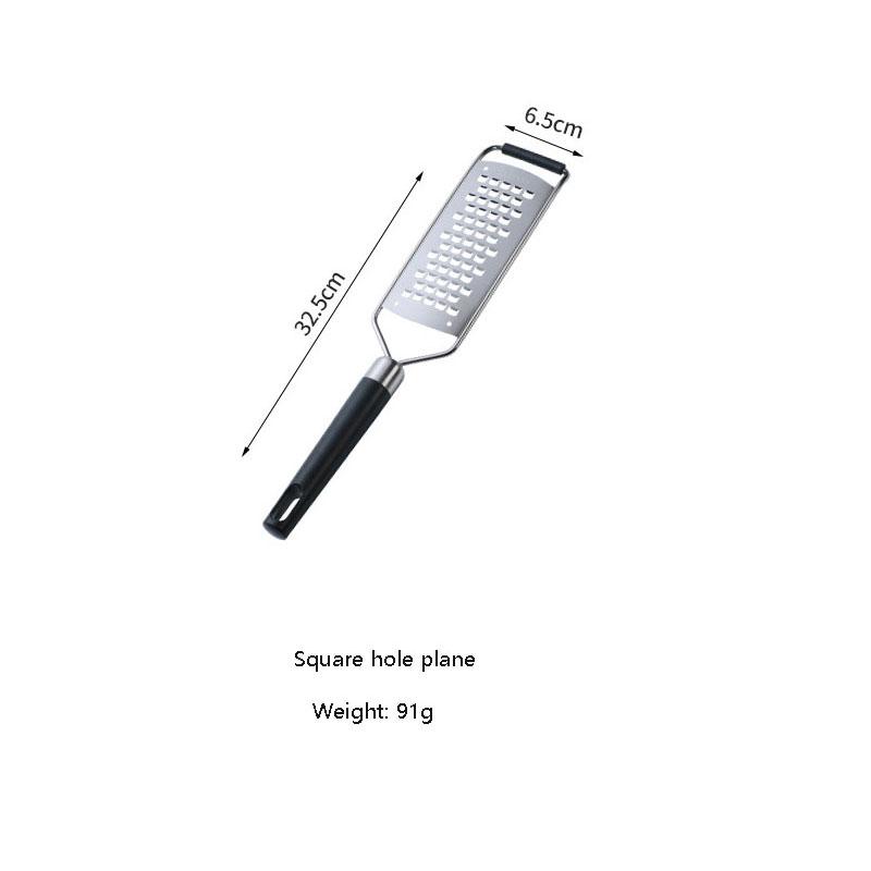 Multi-purpose Food Grater with Handle, Cheese Graters for Kitchen, Slicer for Vegetable Fruit and Chocolate, 304 Stainless Steel