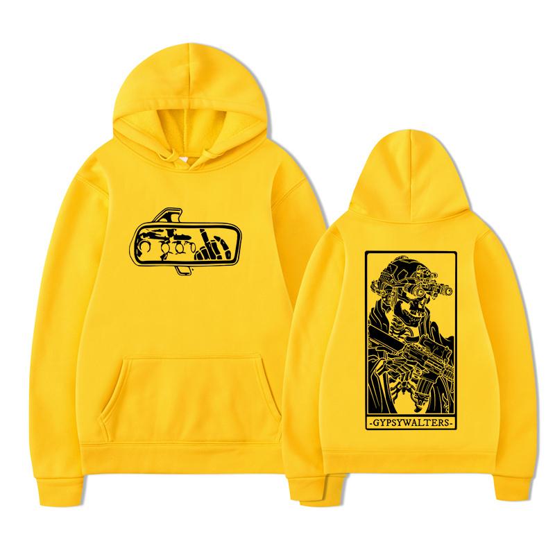 The Vintage men's hoodie with skull print produced by GYPSYWALTERS Forward Observatory Group
