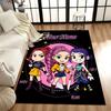 1PC Custom Name "Chibi Girls Adventure" Theme Floor Mat Ideal for Living Room, Game Rooms, Office, Bedroom, Office Floor Mat , Floor Mats for Home