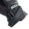 Komine GK-856 High Protect Leather Windproof Gloves for Motorcycles HG Dark Gray 3XL