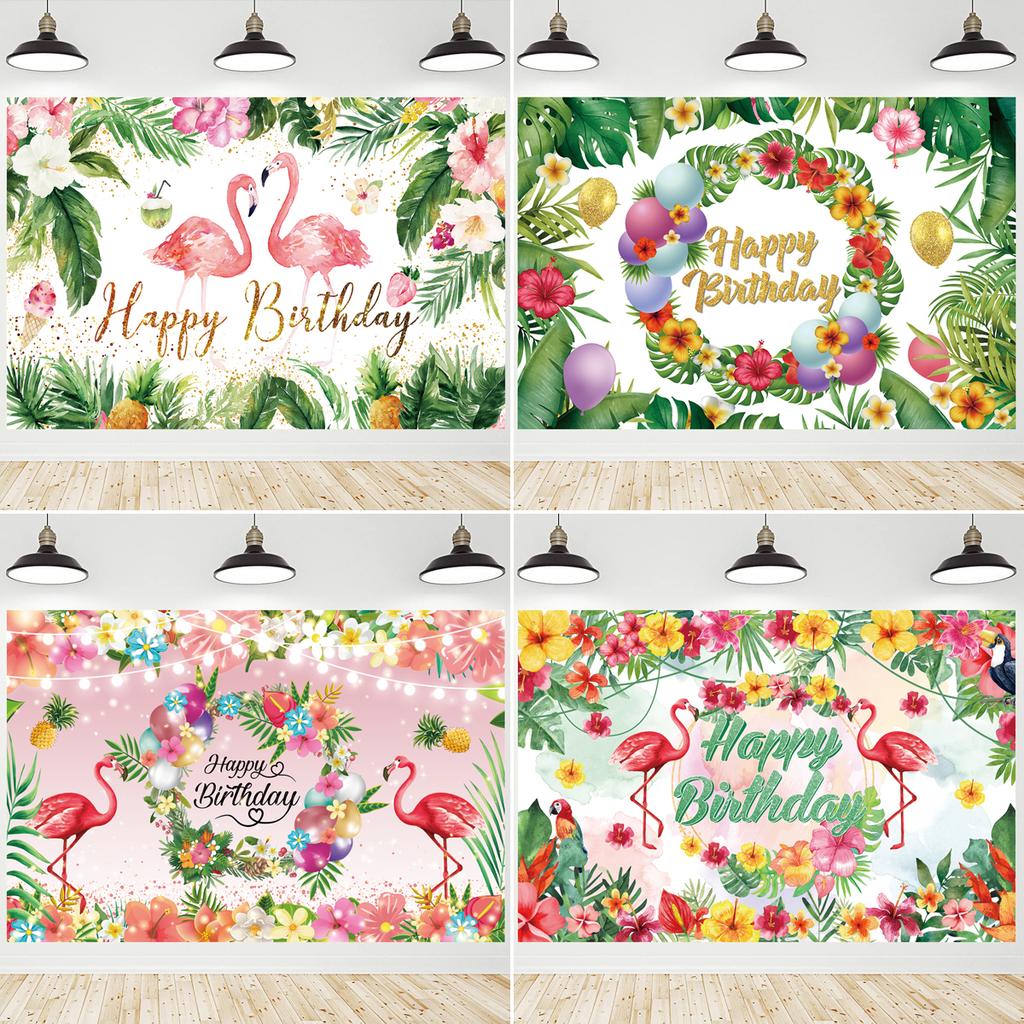 Hawaii Party Luau Flamingo Party Pink Flamingos Decor Pineapple Summer Wedding Party Birthday Girl Hawaiian Party Decor Tropical
