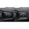 Real Carbon Fiber Dashboard Headlight Switch Button Trim For Jeep Cherokee 14-18