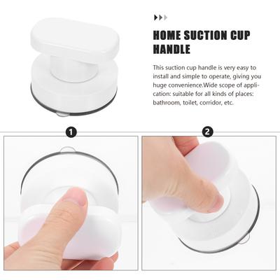 Plastic Suction Grab Bar for Bathroom Portable Suction Handle Strong Durable Shower Grab Bar Home Use Door Knob