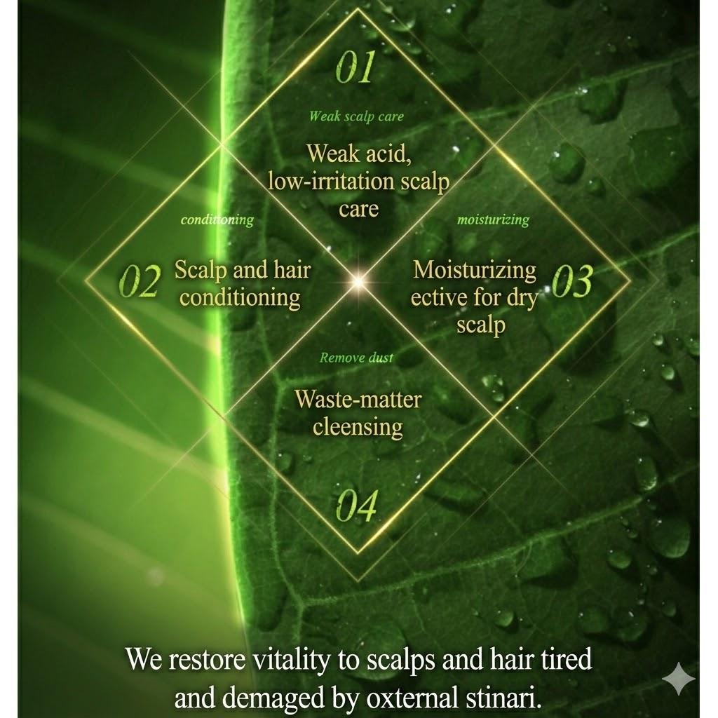 [Baron] Moringa Reparierendes / Erfrischendes Shampoo, Die Rose / Kirschblüte Limitierte Edition (1.000g) 1L