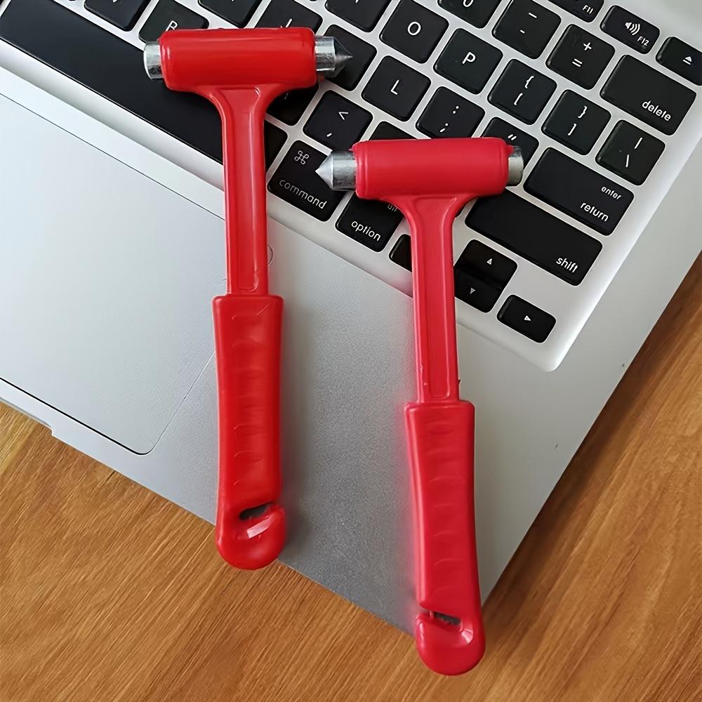 1PC Car 2-in-1 Hammer Long Handle Solid Multifunctional Emergency Hammer Escape Hammer Window Breaker Life Hammer