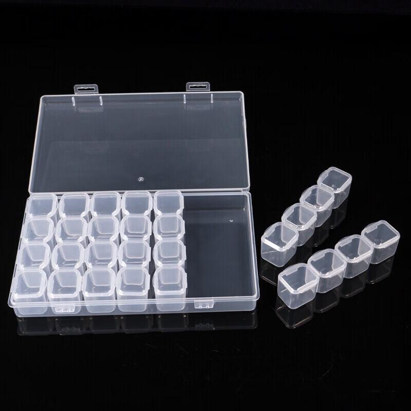Transparent Parts Organizer Box Set