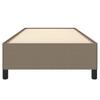 Vidaxl Bed Frame Without Mattress, Taupe, 100X200 Cm, Upholstered