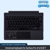 Microsoft Surface Pro Series Thin Light Bluetooth Magnetic Keyboard with Colorful Backlight