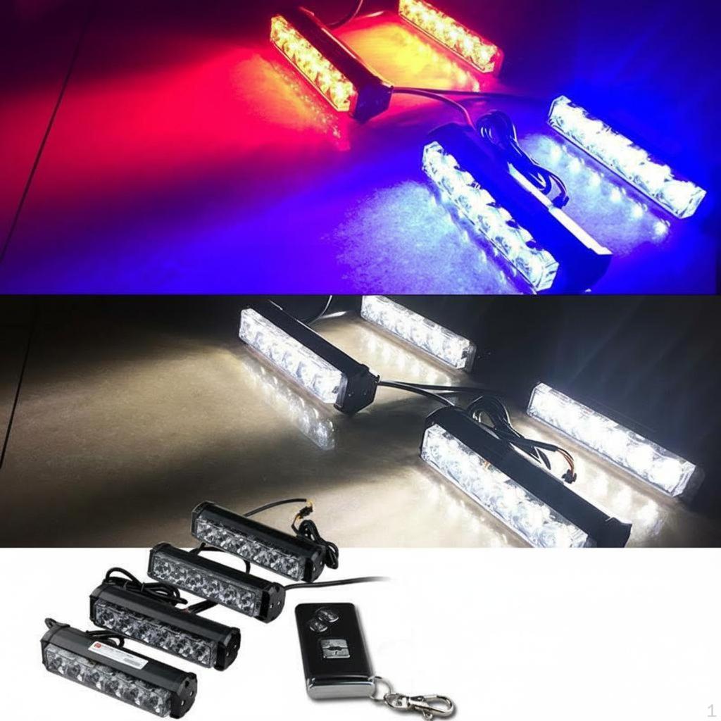 Super Bright Motorcycle Lightemitting Diode Blink Light, Twotone Color, Waterproof, Warning.