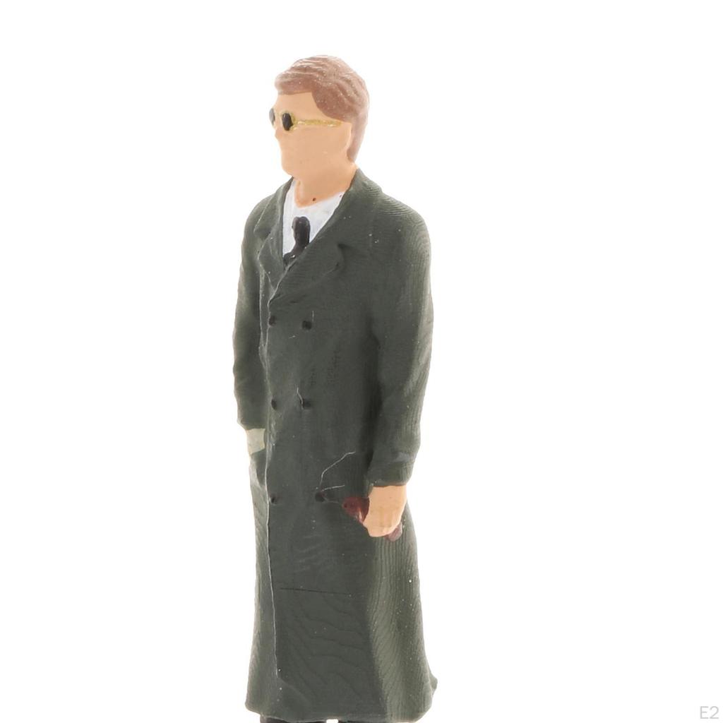 1/64 Figures Scale Diorama Hand Painted Statues Characters Doll Street