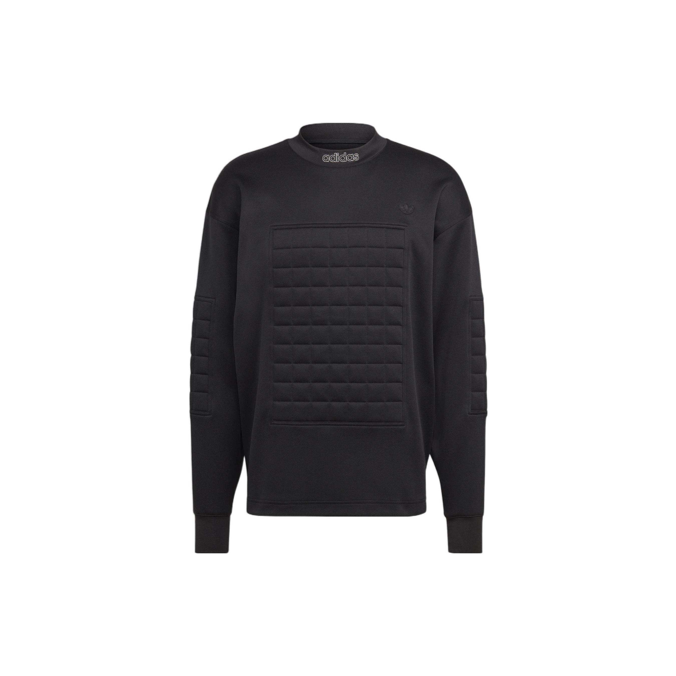 Adidas Originals Blue Version Коллекция Свитшоты Мужские Черный Круглый Вырез Умеренный Обычный HM6461 S