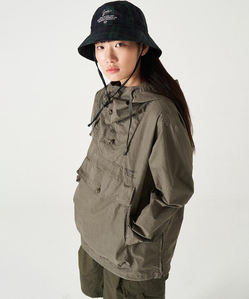 Helement Woodland Hooded Anorak (Khaki)
