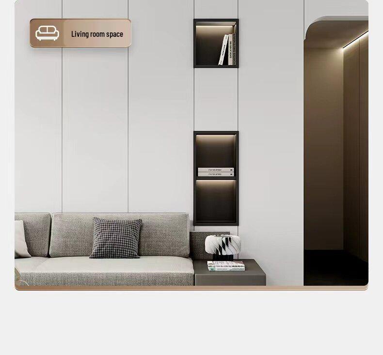 304 Stainless Steel Seamless Built-in Toilet Storage Anti-Fingerprint Recess Box