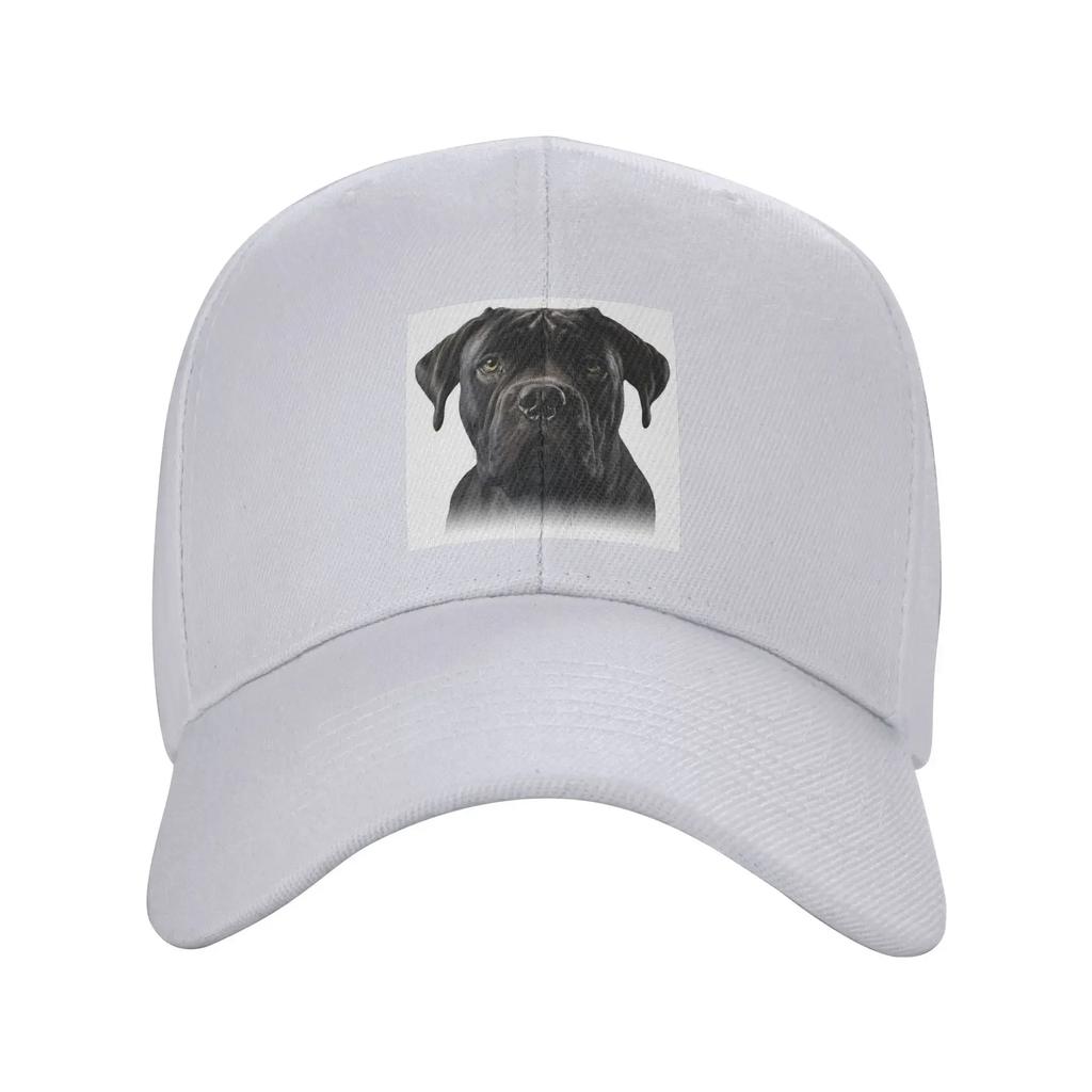 Black cane corso Italian Mastiff Baseball Caps Snapback Fashion Baseball Hats Breathable Casual Casquette Men's And Women's