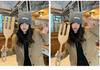 Women's Korean Style Cute Cat Ear Wool Knit Hat - Breathable, Warm, and Windproof for Winter & Autumn