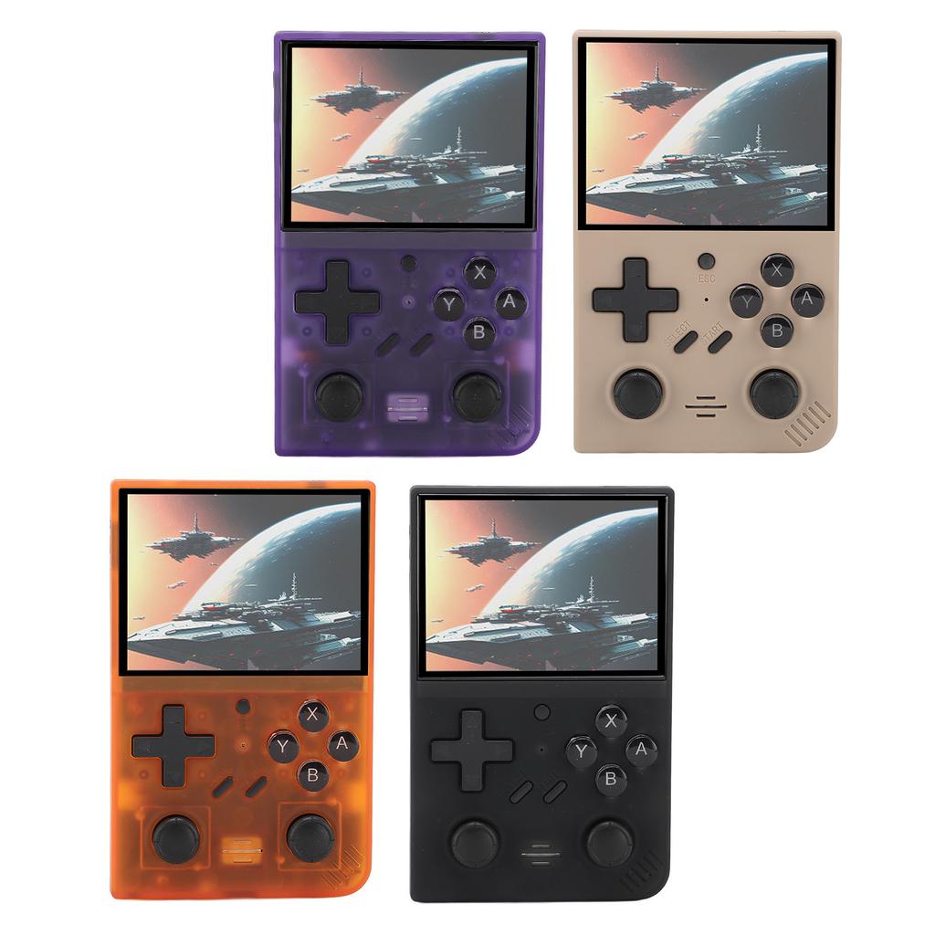Handheld Retro Spielekonsole 3,5 Zoll IPS Bildschirm Open Source Tragbare Videospielkonsole mit Dual 3D