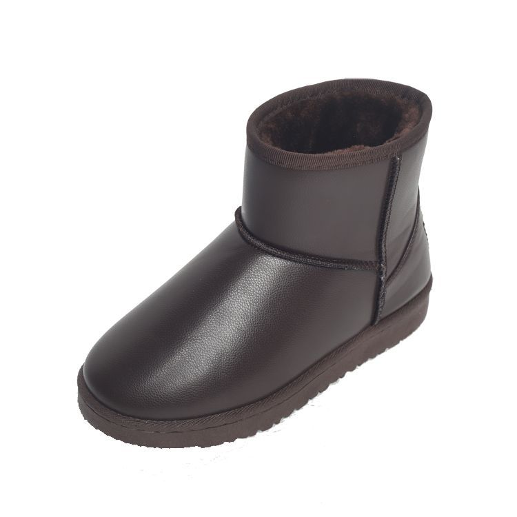 Impermeabili și antiderapanți 2025 cizme de zăpadă noi cizme scurte pentru femei plate versiune coreeană pantofi de bumbac îngroșați calduroși pantofi de damă pantofi de student