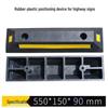 Rubber and Plastic Wheel Chock & Bollard: Car Stop, Anti-Collision Block, Curb Ramp, Parking Lot Vehicle Stopper
