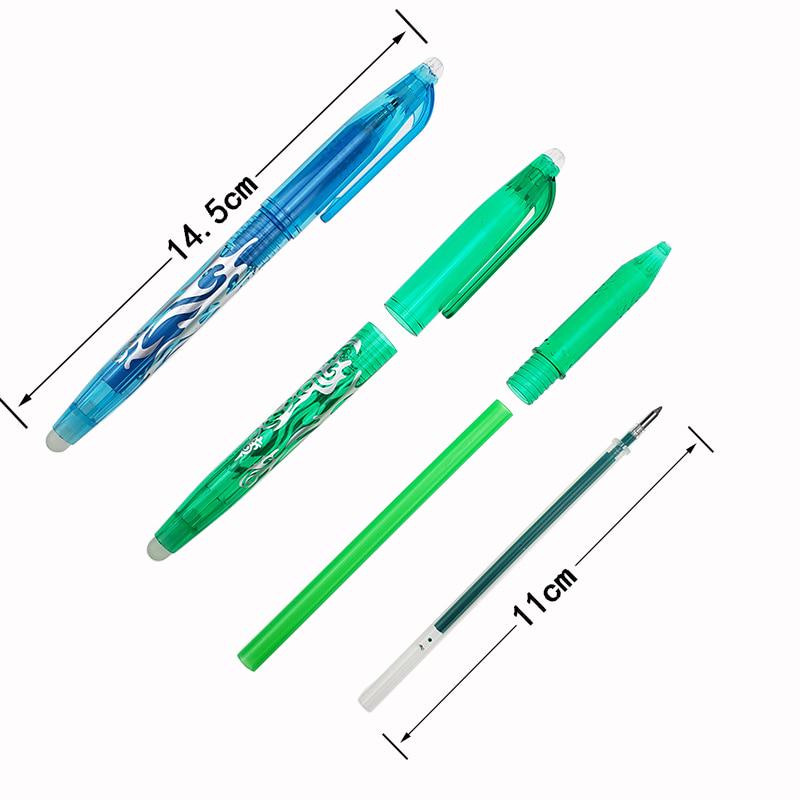 0.5mm Erasable Pen Refills Colorful 8 Color Creative Drawing Tools Student Writing Tools