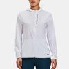 Under Armour Sun Protection Series Letter Print Zip-Up Hooded Jacket Women Jackets White 1377043-100