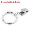 Modern Minimalist Curtain Ring With Clasp For Home Decor And Hanging Drapes
