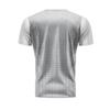 Men's Oversized Waffle Knit Color Block Short Sleeve Henley T-Shirt.