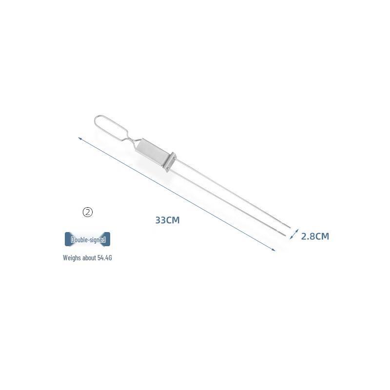 

LeLeJia U-Shaped Double Prong BBQ Skewers (5 Pcs)