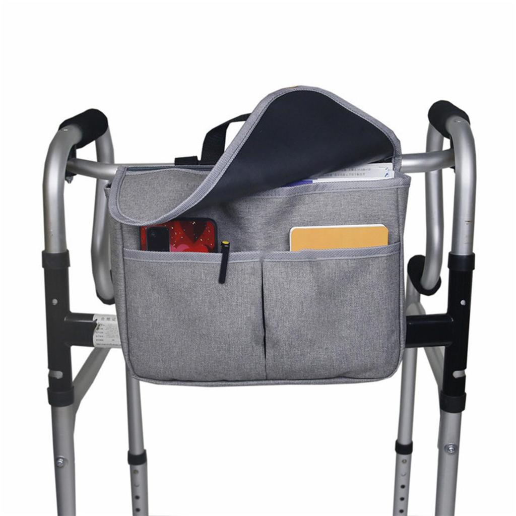 Boczna torba do przechowywania wózka inwalidzkiego, kieszeń na podłokietnik, organizer