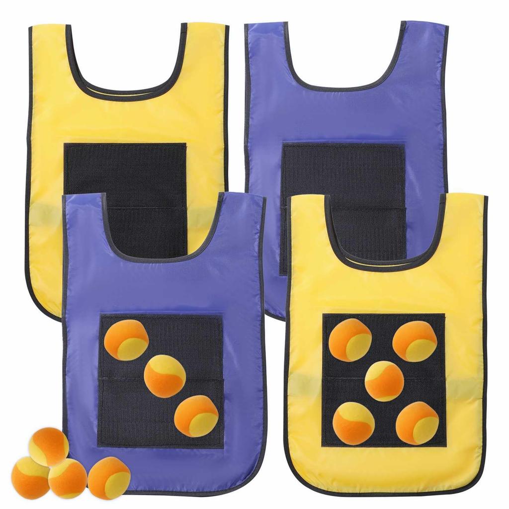 Anopono Target Ball Shooting Sports Exercise Indoor Outdoor Play Kids Toy Set of 4 with 12 Balls