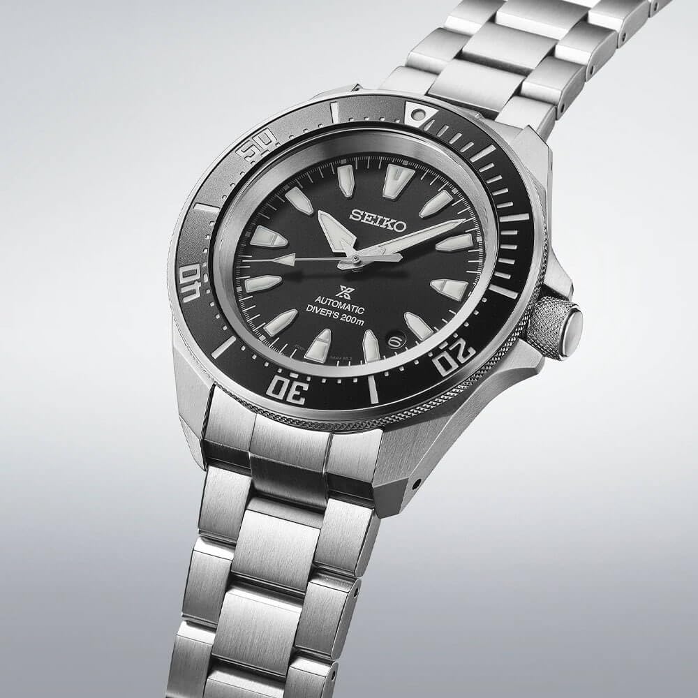 Seiko Prospex Watch SRPL13 Men's Black and White Modern Classic