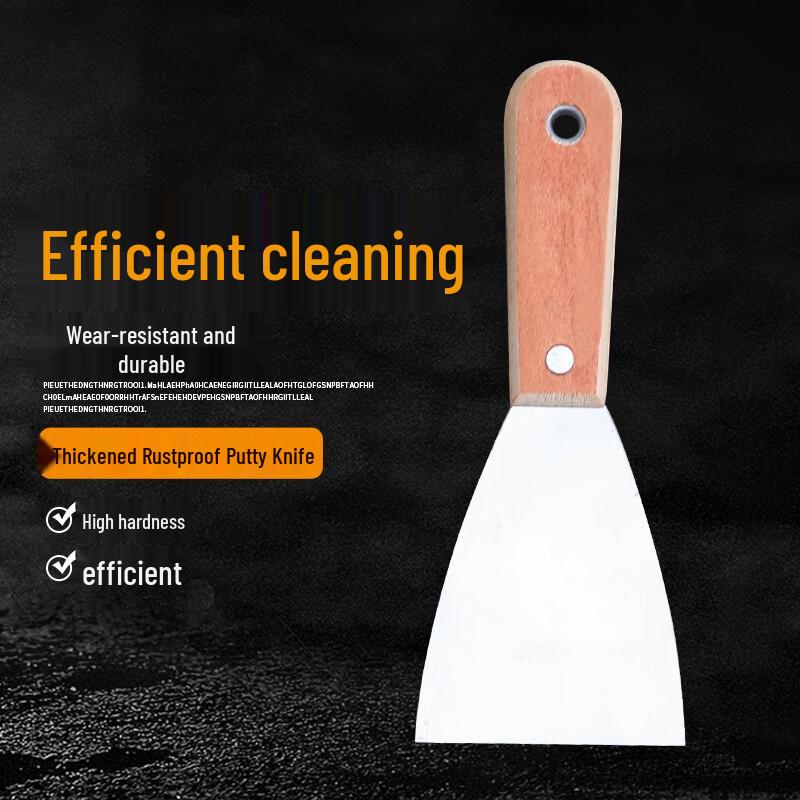 Yinghui Wooden Handle Double Clip Putty Knife Set