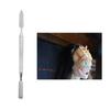 Stainless Steel Double Ended Scar Wax Spatula Applicator Special Effects FX Makeup Tool (S)