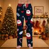 Men's Christmas Printed Pajama Pants for Casual Sleep