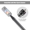 500cm/197in Portable Selfie Stick Carbon Fiber Stand Camera Bracket 1/4 Inch Screw Mount Compatible