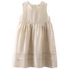 Hacikis Girls' Summer Lustrous Crinkle Tulle Sleeveless Dress