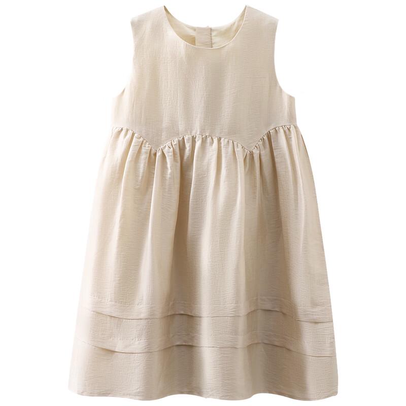 Hacikis Girls' Summer Lustrous Crinkle Tulle Sleeveless Dress
