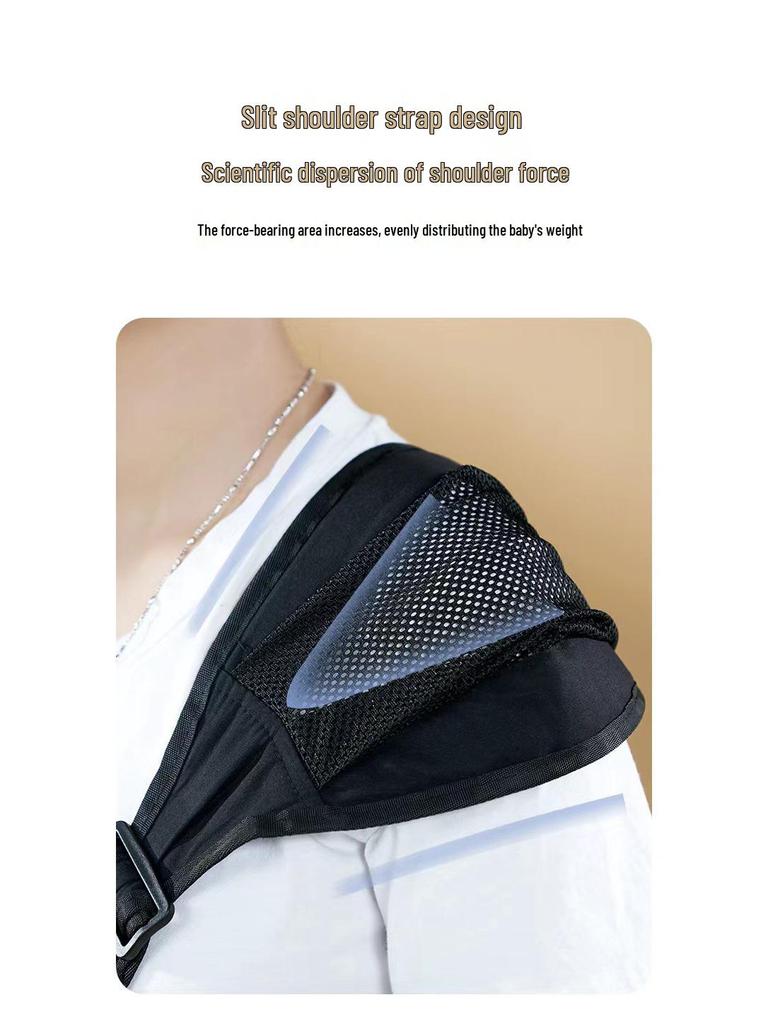 Certified Infant and Toddler Carrier with Waist Stool and Sling for Newborns