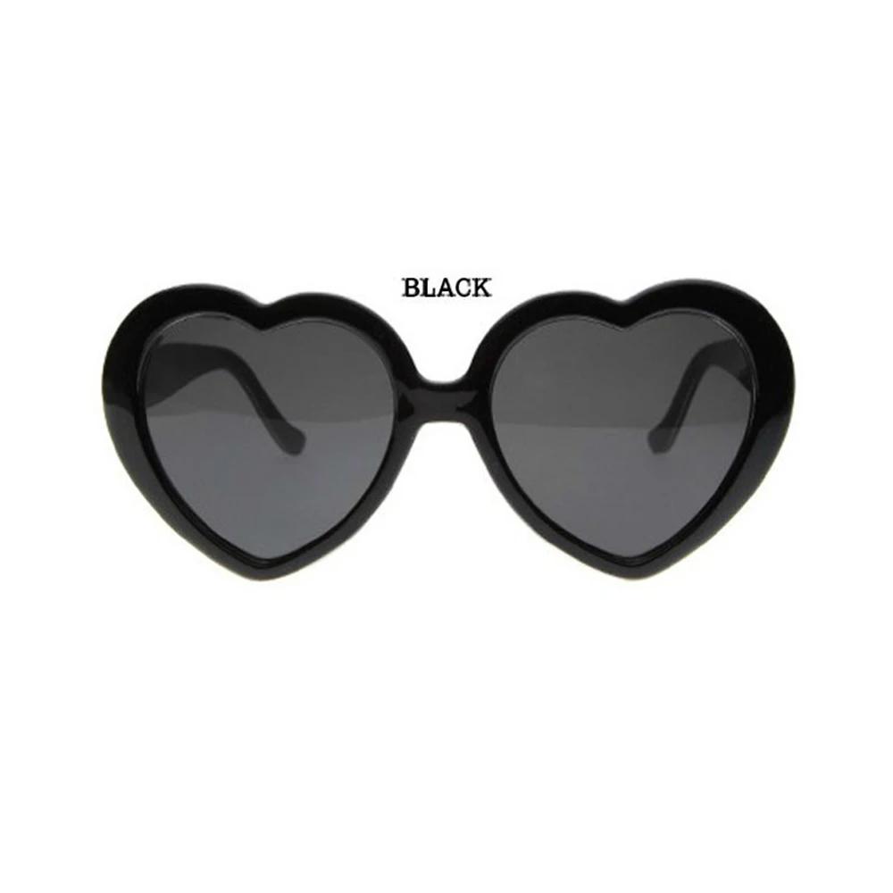 

Creative Love Heart Effects Glasses Watch the Lights Change Heart Diffraction Glasses at Night Unisex Love Lights Eyeglasses чорний
