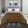Plush Reversible Microfiber Comforter Single Bed| 220 GSM Single Bed, Quilt, Duvet, 110 GSM ASH Grey +Tapenade