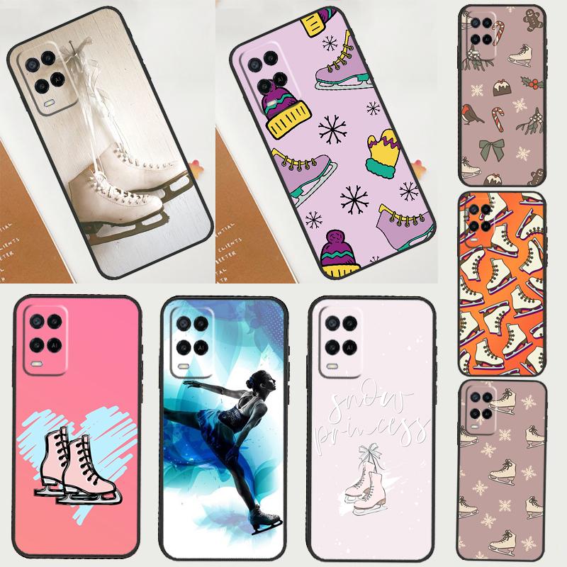 Ice Skating Phone Case For Oppo A40 A60 A80 A78 A98 A18 A38 A58 A15 A17 A77 A74 A94 A54 A57S A16 A76 A96