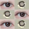 FUNSACHY Brown Korean Lenses Colored Contact Lenses For Eyes Fashion Lens Beautiful Pupil Yearly Use Natural Gray Eye Contacts